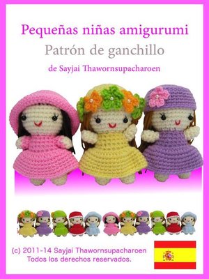 cover image of Pequeñas niñas amigurumi, Patrón de ganchillo